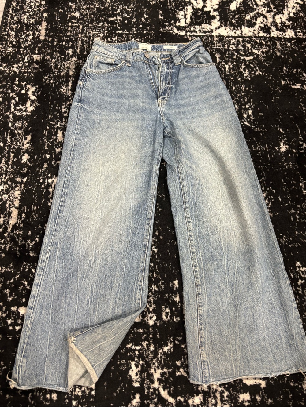 Cotton On Wide Leg Light Blue Denim Jeans